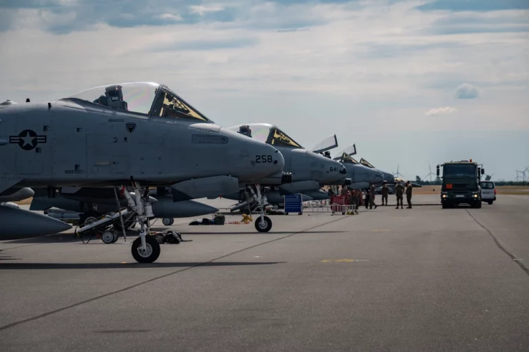 A-10C Thunderbolts in Germany during Air Defender 2023