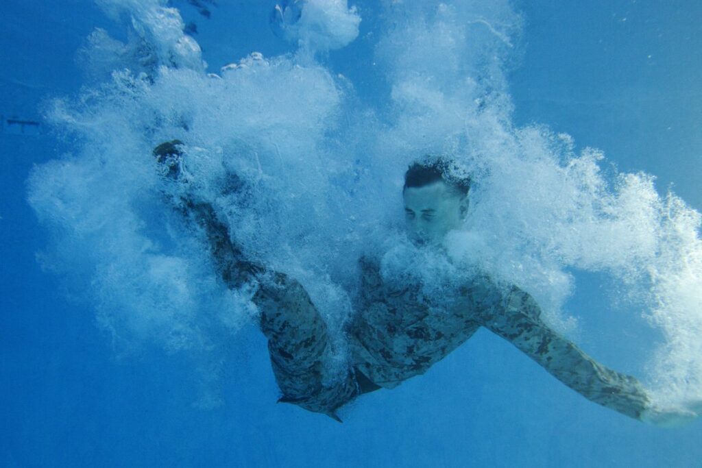 u.s. marine underwater