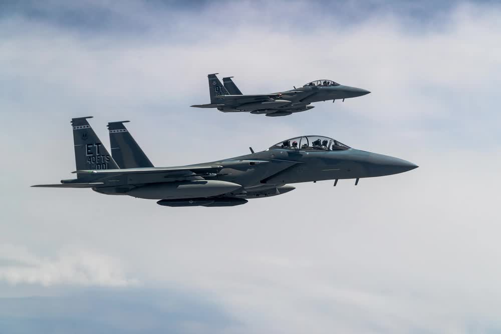F-15EX Eagle II formation