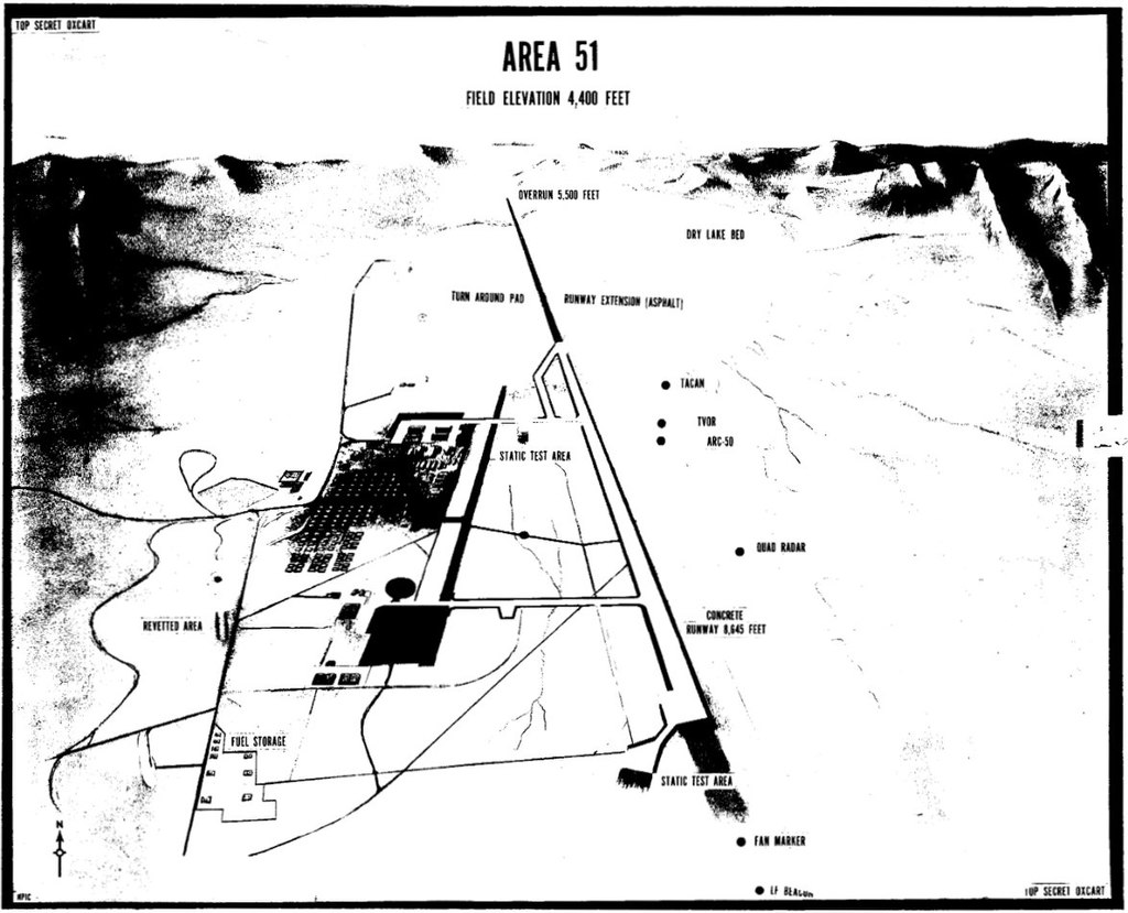 Area 51 1966 diagram