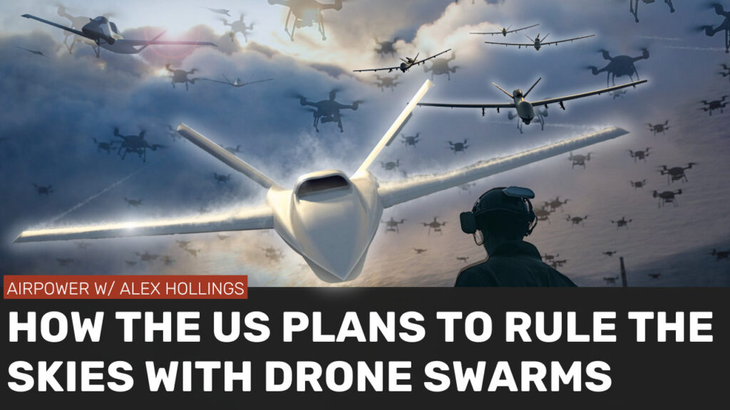 Drone swarms video thumbnail