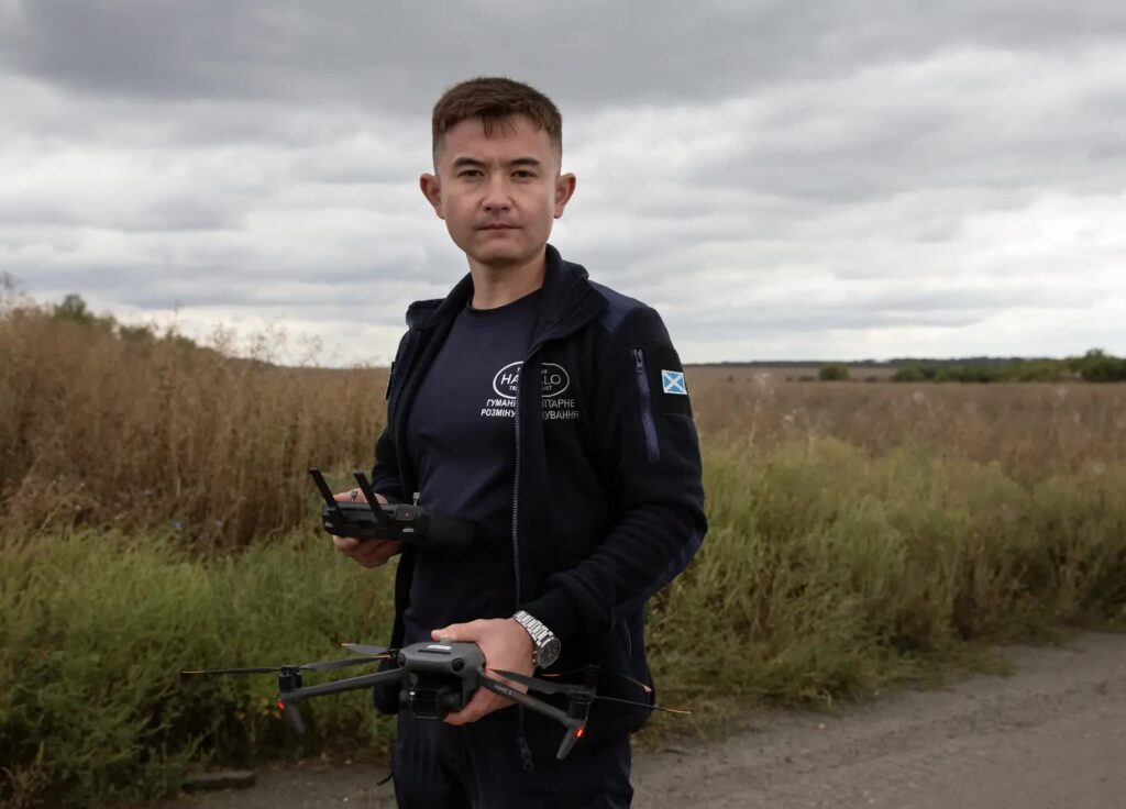 The HALO Trust drone pilot Ukraine