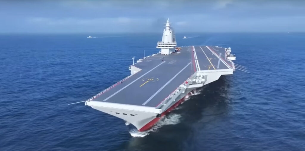 Fujian Chinese aircraft carrier