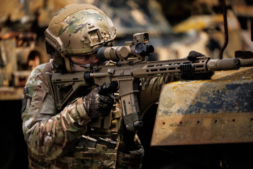 British Ranger with L403A1 rifle