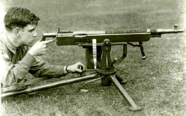 Colt Browning M1895 machine gun