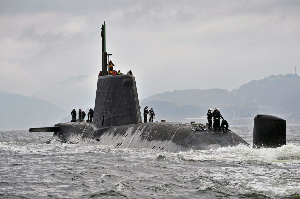 Royal Navy HMS Astute submarine