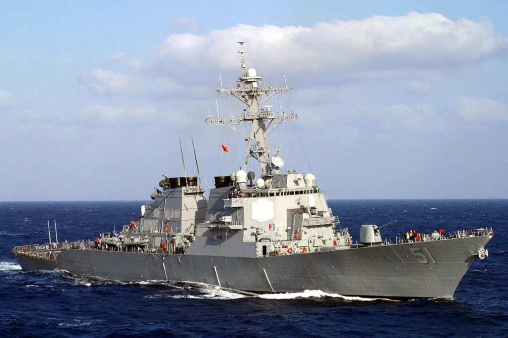 USS Arleigh Burke in the Mediterranean