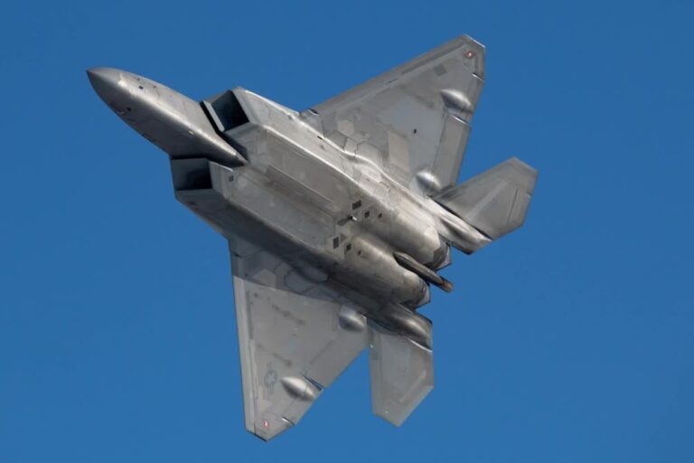 F-22 above Alaska