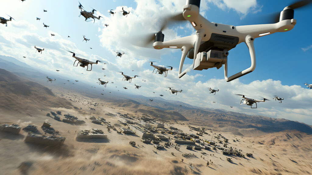 Drone swarms