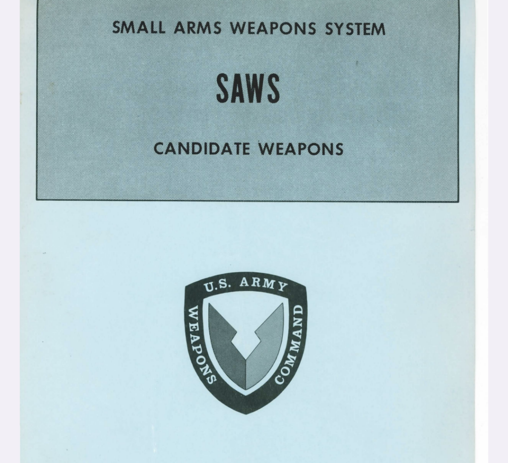 SAWS candidate weapons booklet