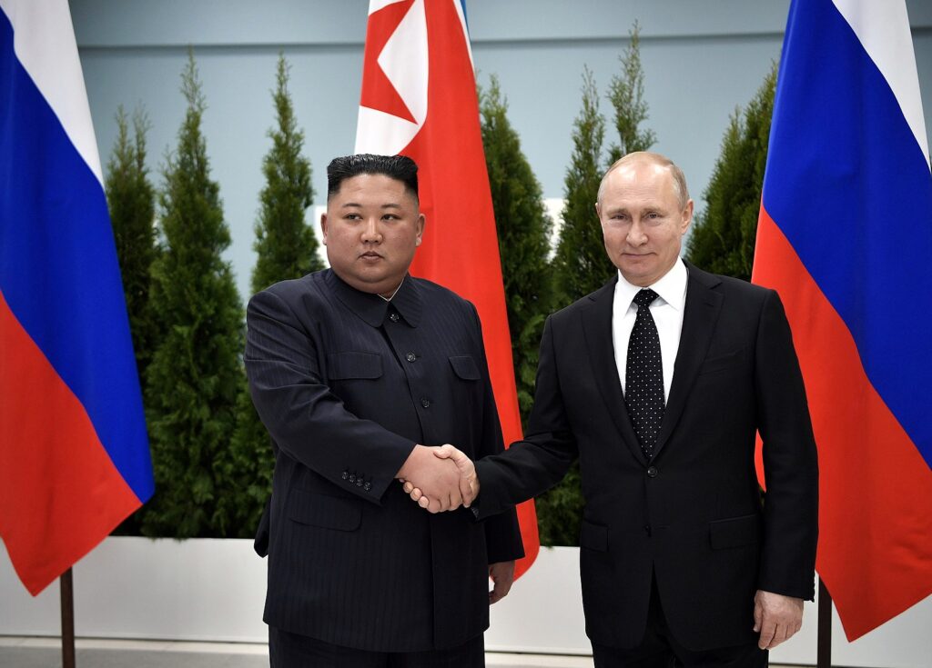 Kim Jong-un and Vladimir Putin