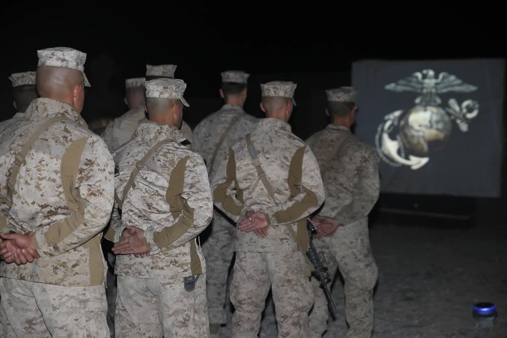 Marine Corps birthday celebration in Afghanistan