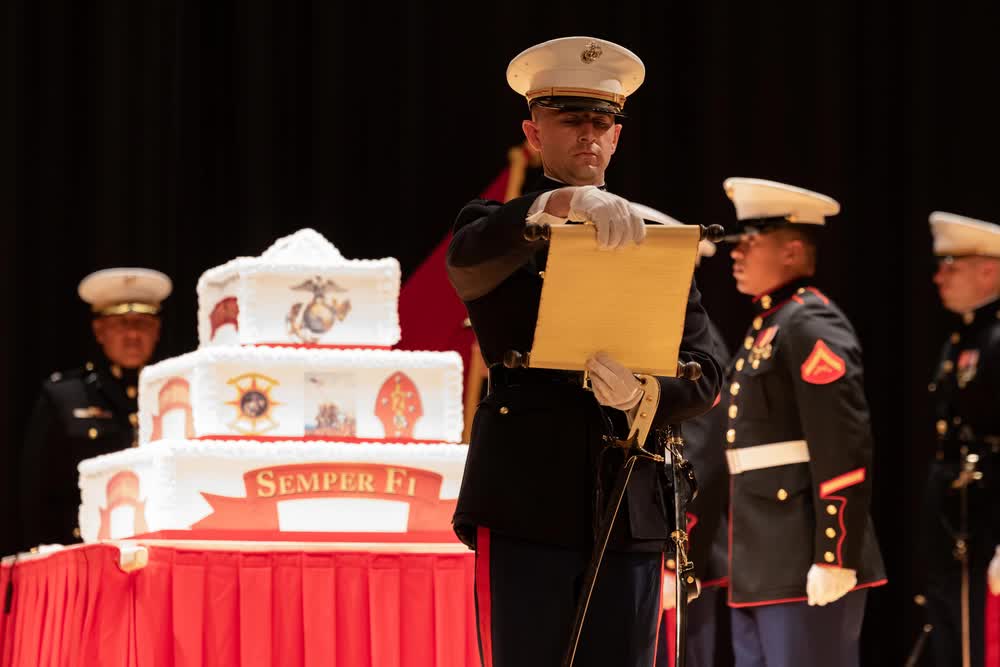 Marine Corps birthday ceremony