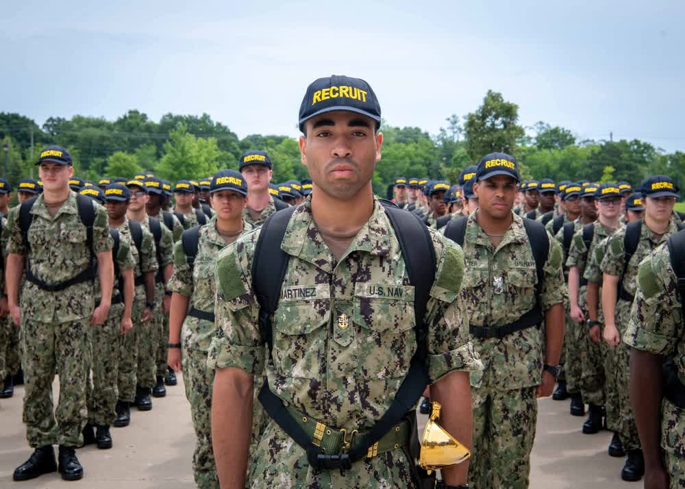 Navy recruits