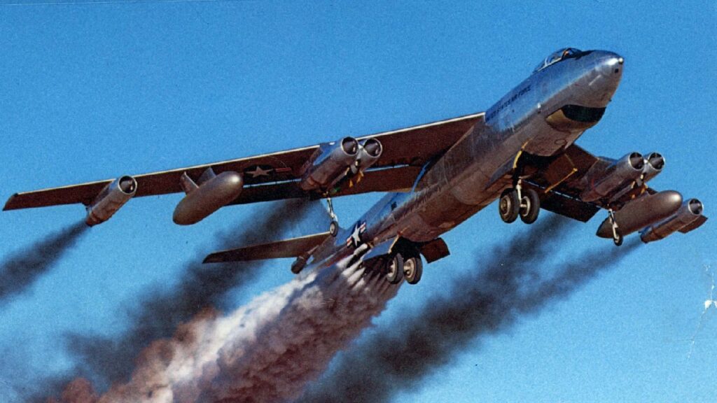 B-47B rocket-assisted take-off