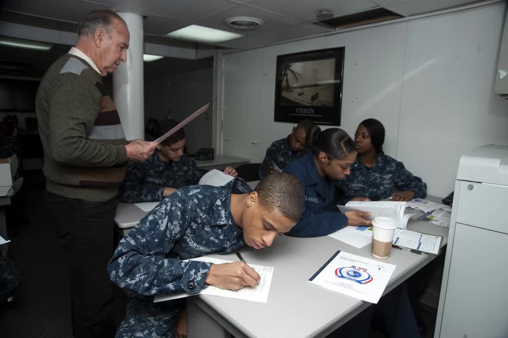 Navy College program for afloat college education