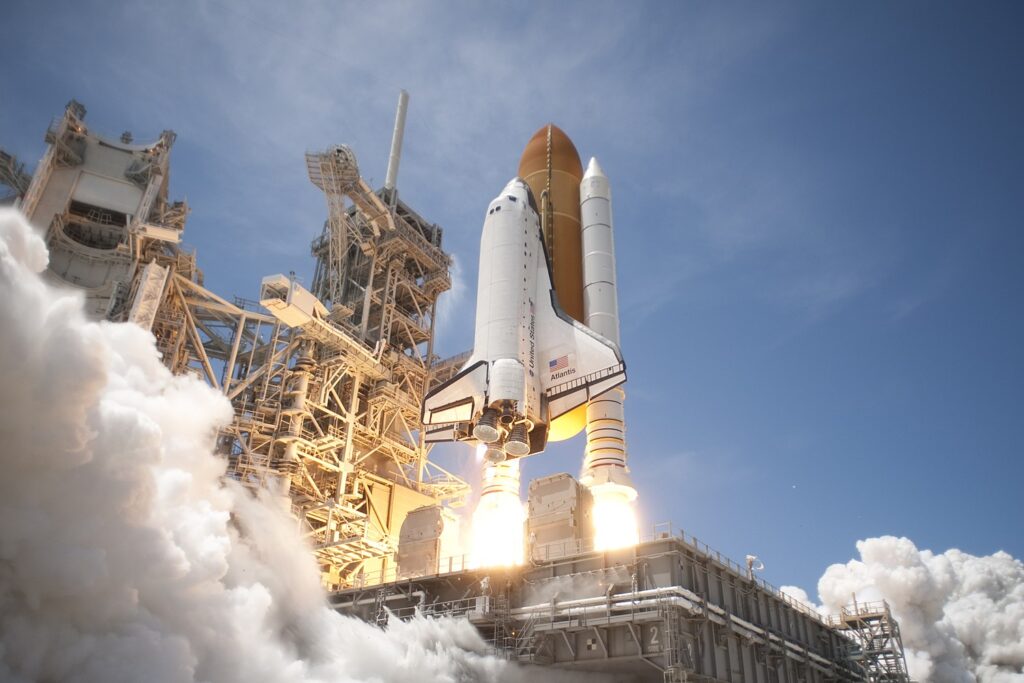 Space Shuttle Atlantis launch