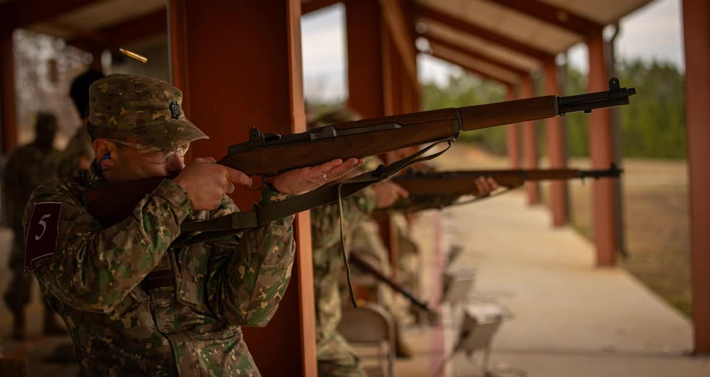 Alabama National Guard M1 Garand challenge