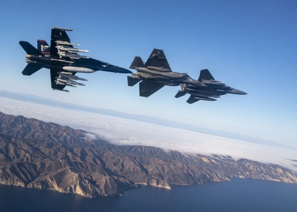 F/A-18 and F-35s