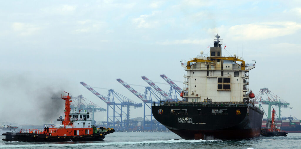 Paranin cargo ship before it became Iranian drone carrier