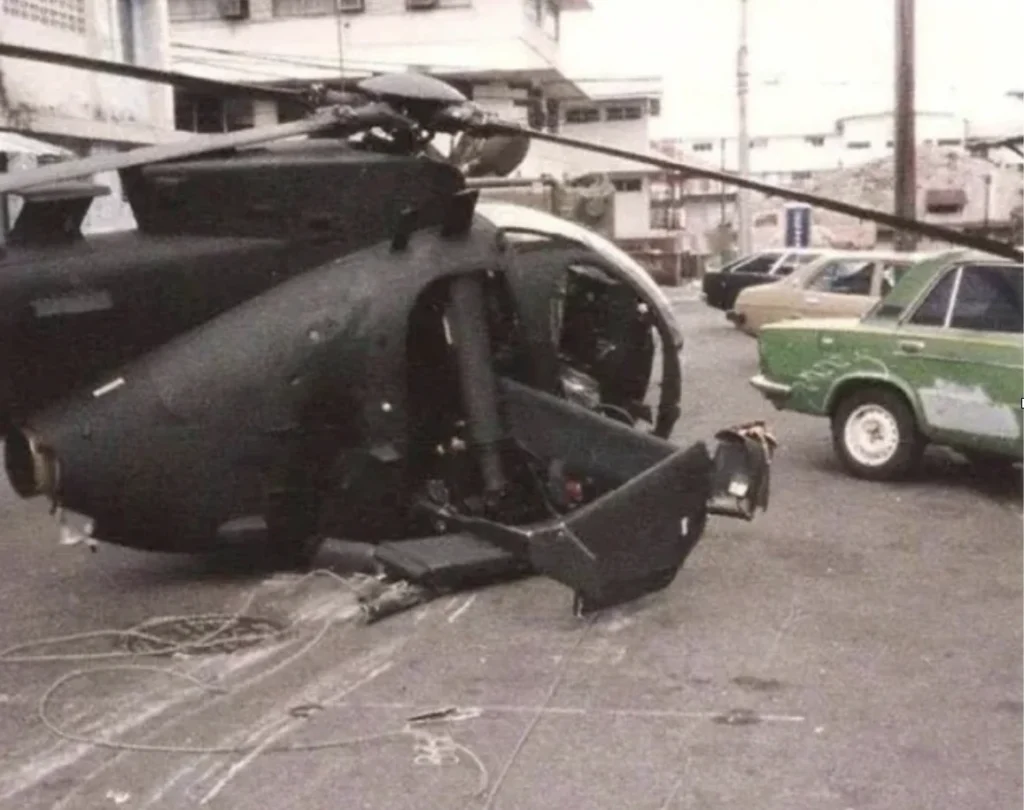 Little Bird helicopter crashed in Panama