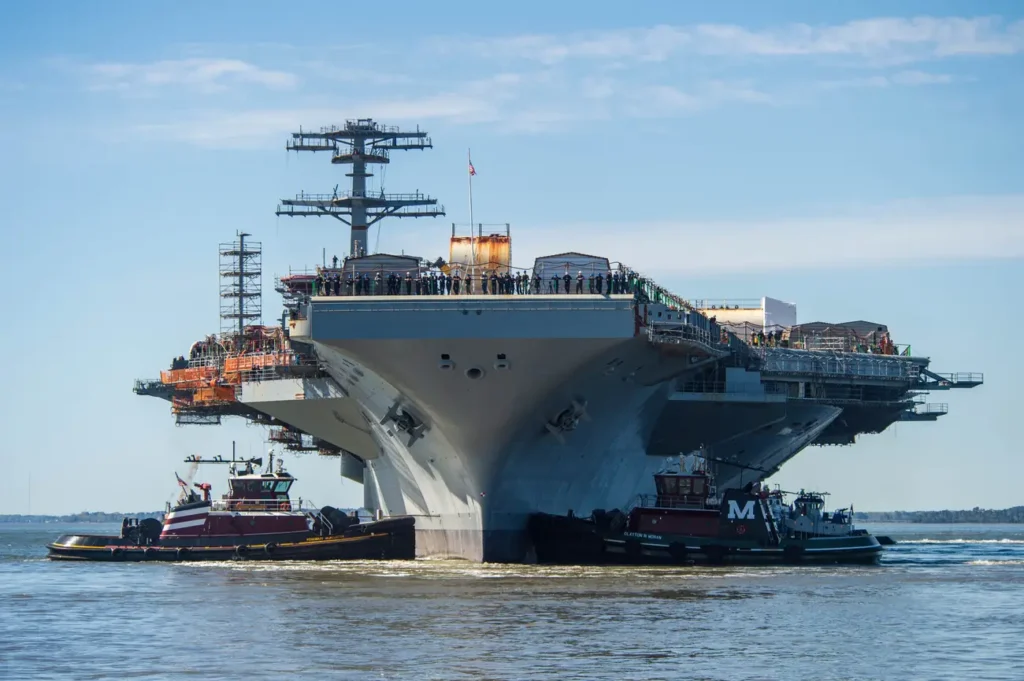 US aircraft carrier maintenance